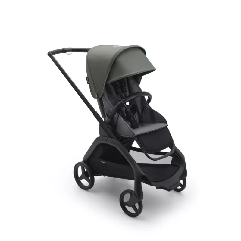 Bugaboo Carrito de Bebé Dragonfly Chasis Gris verde capazo