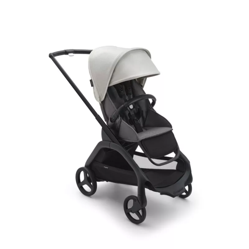 Bugaboo Carrito de Bebé Dragonfly Chasis Gris capazo blanco