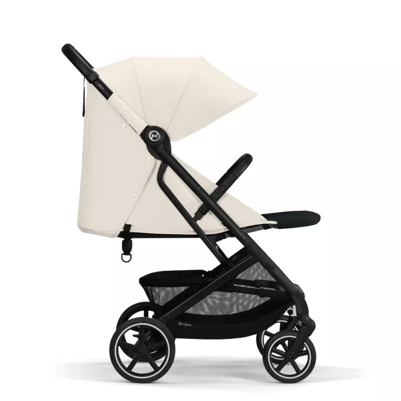 Cybex Silla de Paseo Beezy canvas white reclinada