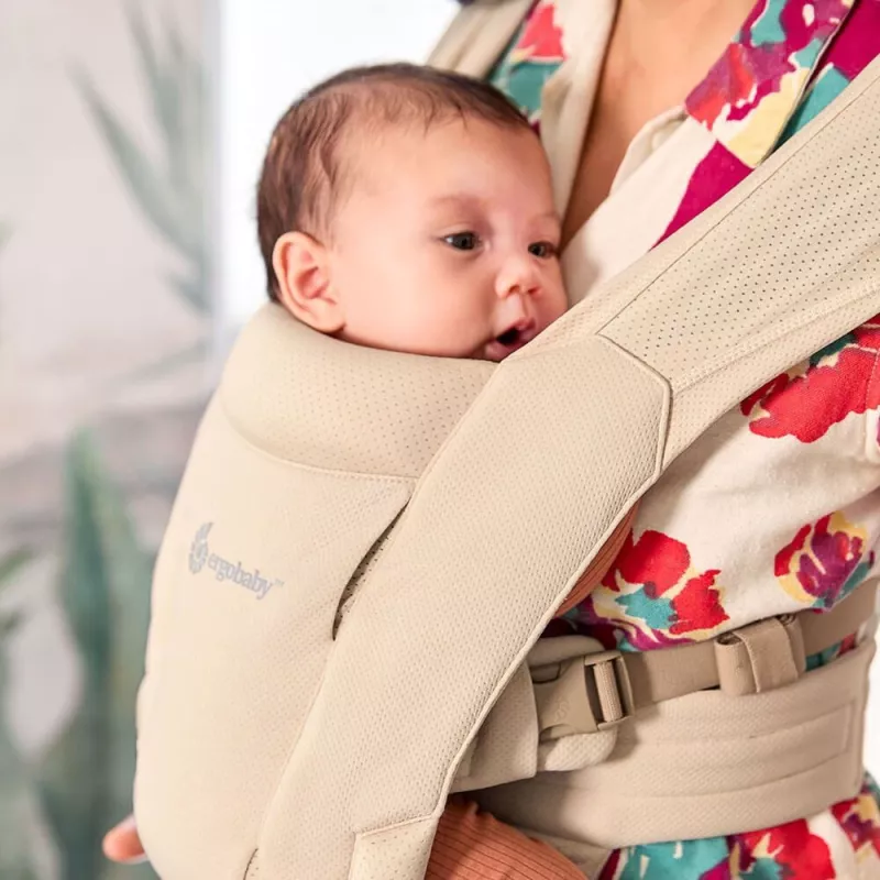 Ergobaby Embrace Soft Air Mesh Mochila Portabebés crema bebe