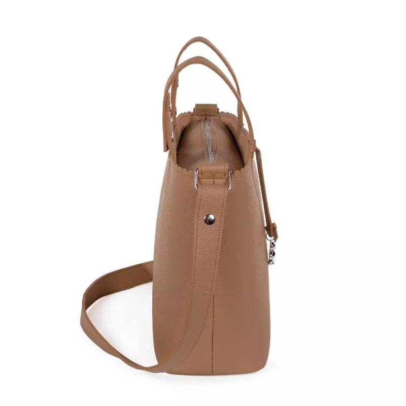 Pasito a Pasito Bolso Crossbody Icon caramel lado