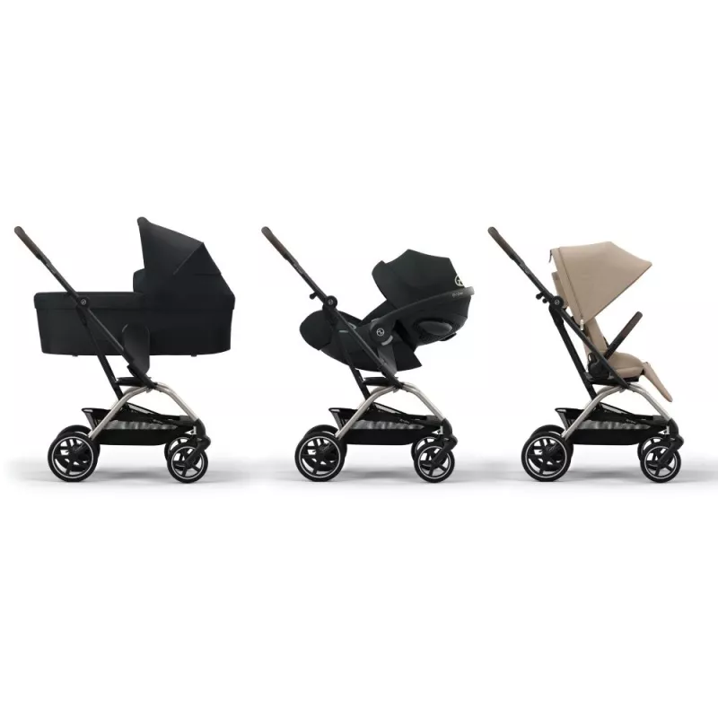 Cybex Silla de Paseo Eezy S Twist+ 2 almond beige travel