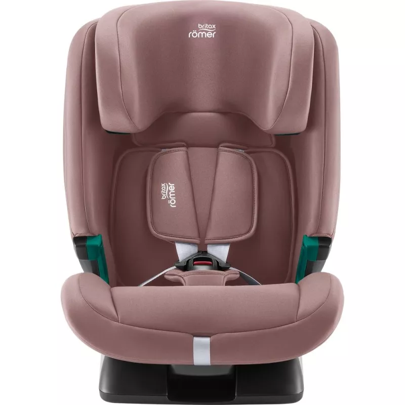 Britax Römer Silla de coche Evolvafix I-Size grupo 1 2 3 dusty rose frente