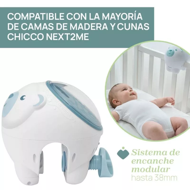 Chicco Proyector Osito Polar azul compatibilidad