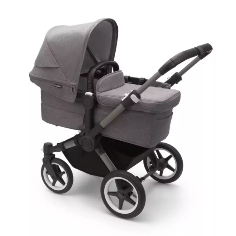 Bugaboo Donkey 5 Mono Completo gris melange capazo