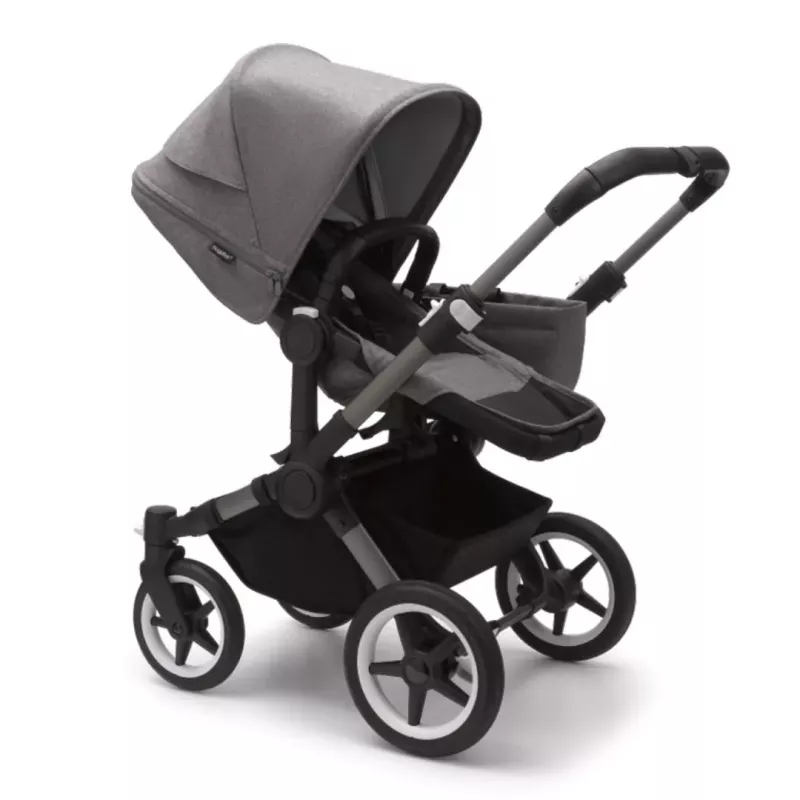 Bugaboo Donkey 5 Mono Completo gris melange asiento