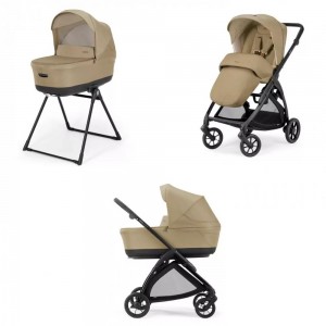 Inglesina Cochecito Electa 2024 Chasis Total Black dumbo caramel