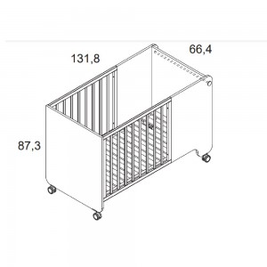 Ros Cuna Soft 60x120 cm medidas