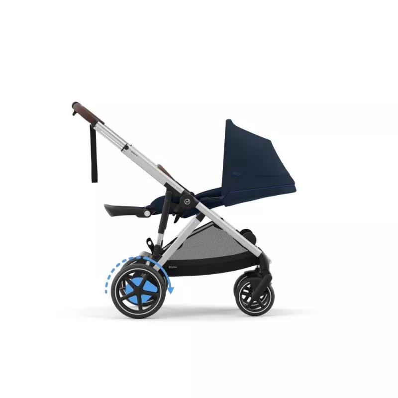 cybex-egazelle-oceanblue-reclinada