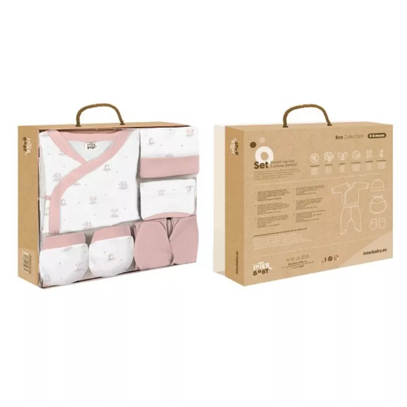 interbaby-pack-regalo-nacimiento-osos-rosa-caja