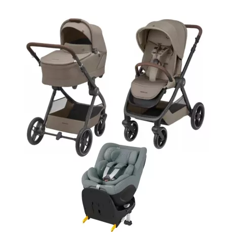 Maxi-Cosi Pack Carrito Bebe Oxford + y Silla Coche Mica 360 Pro 0+/1