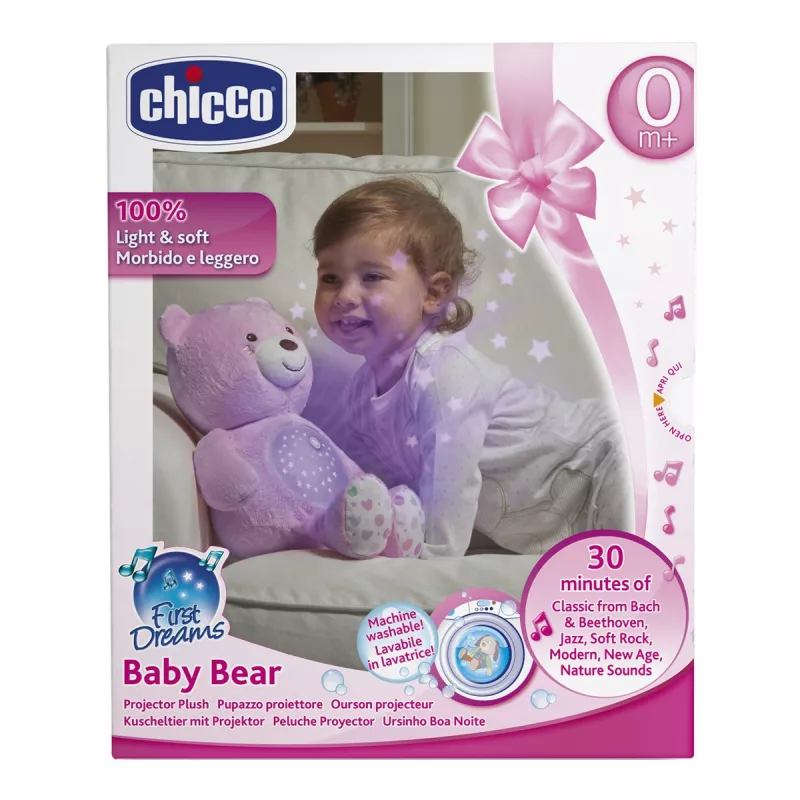 Proyector baby bear rosa de Chicco