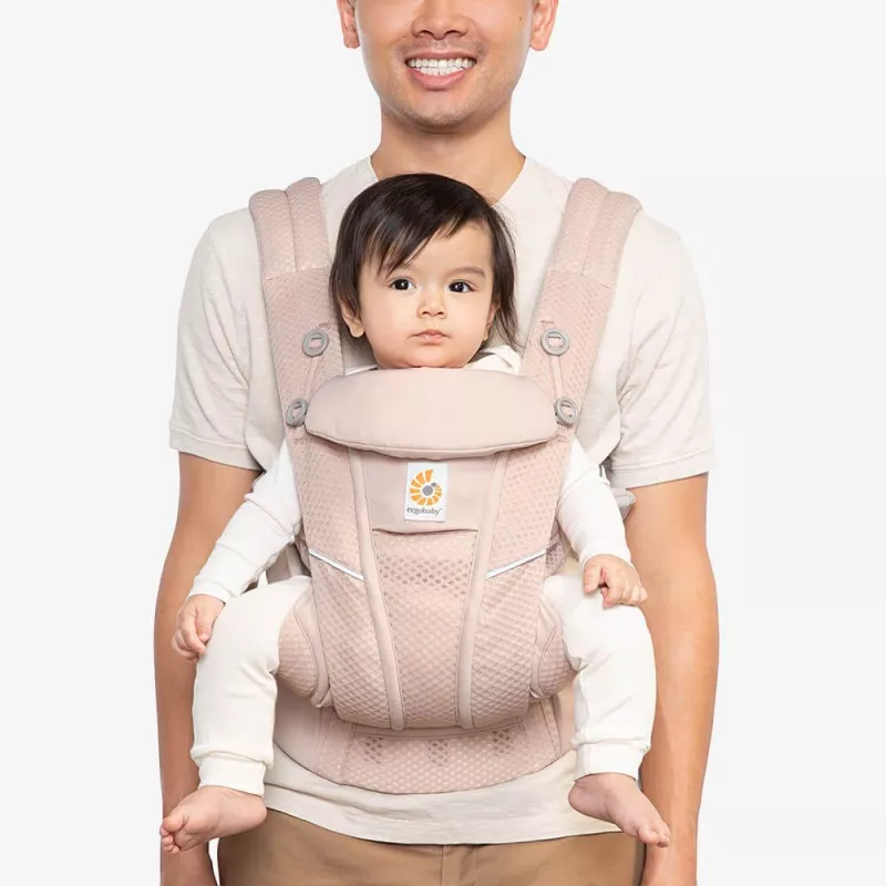 Ergobaby Omni Breeze Mochila Portabebés rosa cuarzo EBCZ360PPNKQTZ