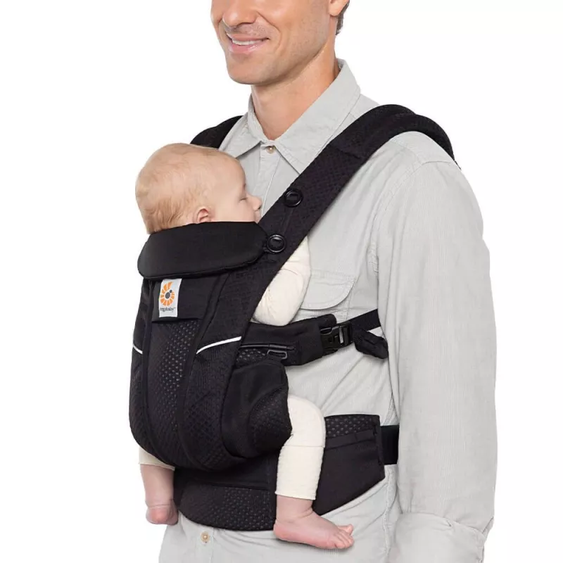 Ergobaby Omni Breeze Mochila Portabebés Negro EBCZ360PONYX