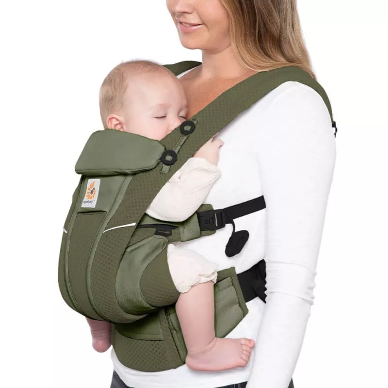 Ergobaby Omni Breeze Mochila Portabebés Verde Oliva EBCZ360POLIVE