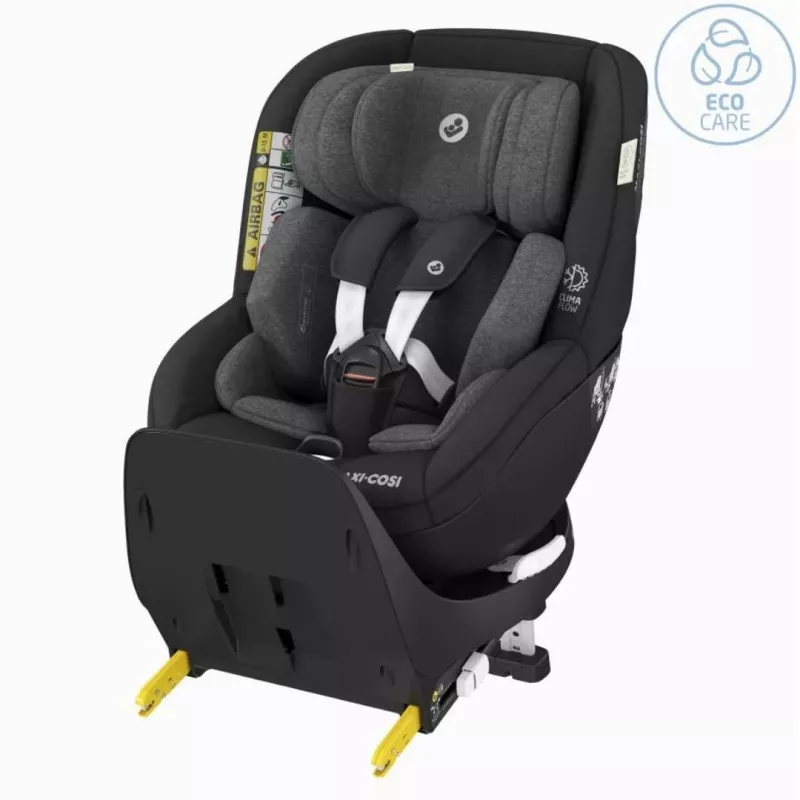 Maxi-Cosi Silla Coche Mica Pro Eco i-Size Grupo 0+/1, diagonal, negro