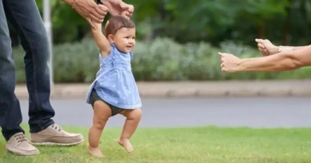 cuando camina un bebe